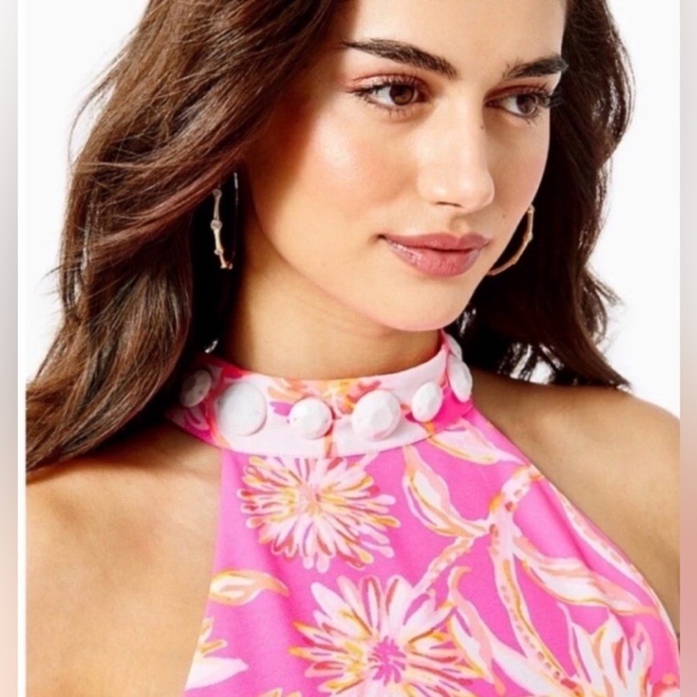 NWT Lilly Pulitzer Women’s Pink Beachy Alli Dress Size XS sku#117 - Picture 4 of 12